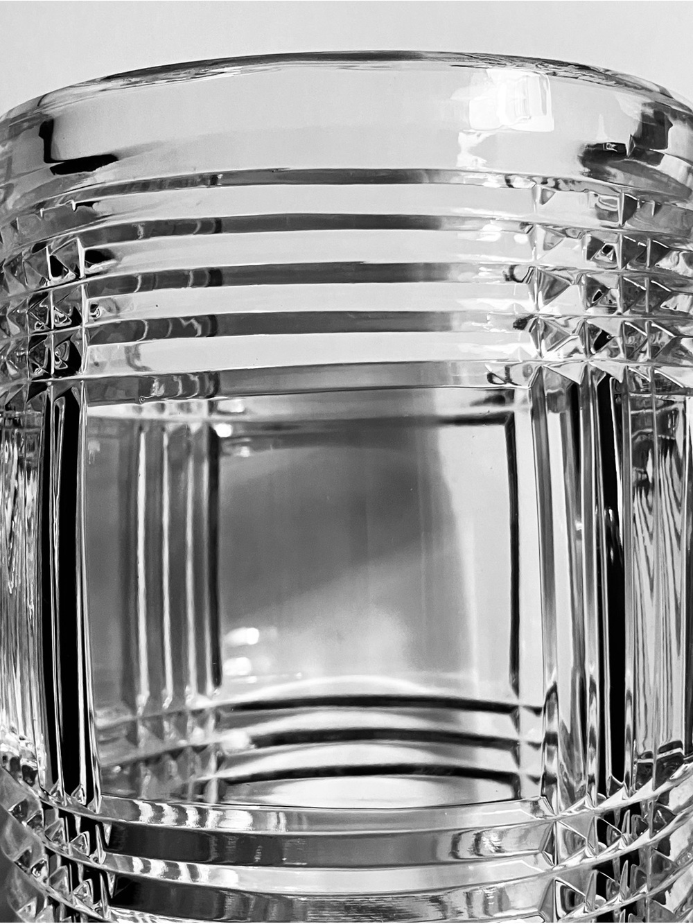 RALPH LAUREN Glen Plaid CRYSTAL VASE / 9 Inches / SLIGHT WEAR / Very Rare - Picture 6 of 12